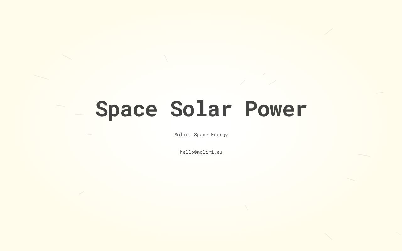 Moliri Space Energy